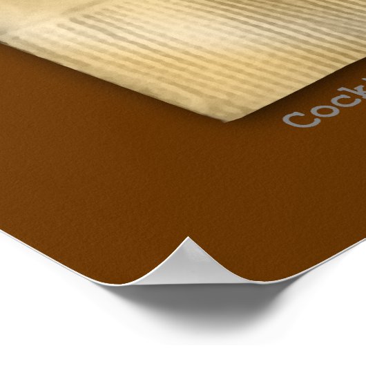 Poster , kunstbier is een bewijs (Hoek)