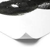 Poster Kunstdruck, Druck Vogel schwarz weiß (Hoek)