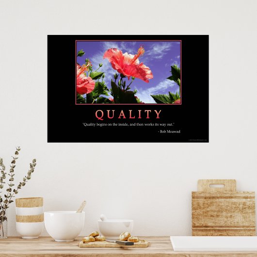 Poster kwaliteit (Keuken)