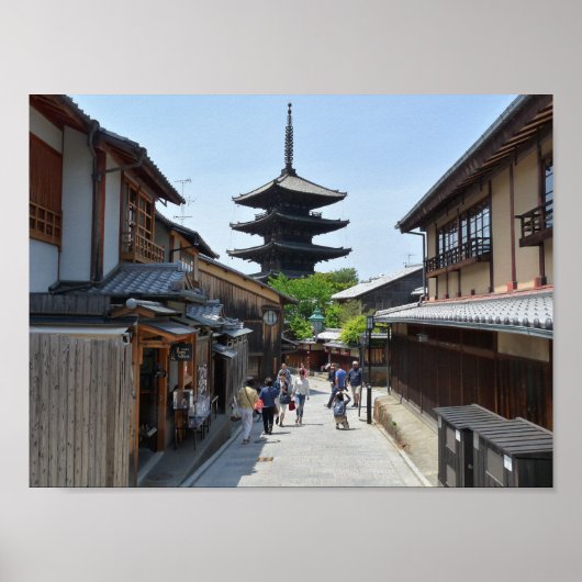 Poster Kyoto-Gion Japan (Voorkant)
