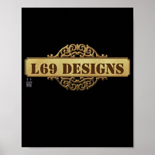poster "L69 design logo" (Voorkant)