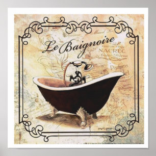 POSTER "LA BAIGNOIRE"