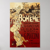Poster La Boheme, Hohenstein (Voorkant)