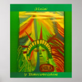 Póster - La Estatua de la Libertad - Hell Hola Poster (Voorkant)