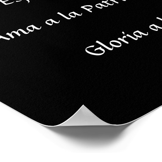 Poster La Marcha Real (Spaans nationaal volkslied) (Hoek)