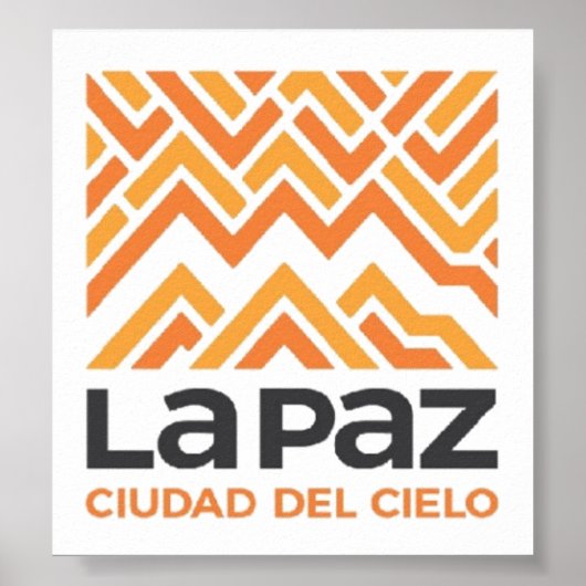 Poster La Paz ciudad del cielo (Voorkant)