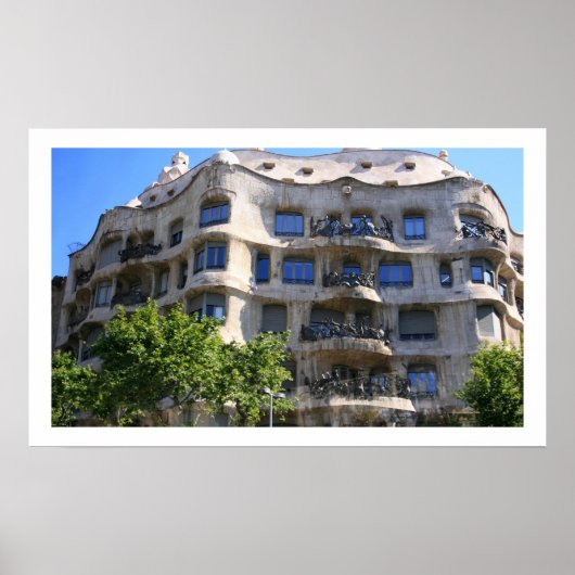 Poster La Pedrera (Voorkant)