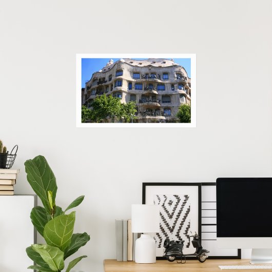 Poster La Pedrera (Thuiskantoor)