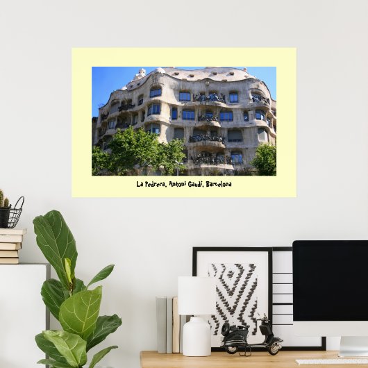 Poster La Pedrera (Thuiskantoor)