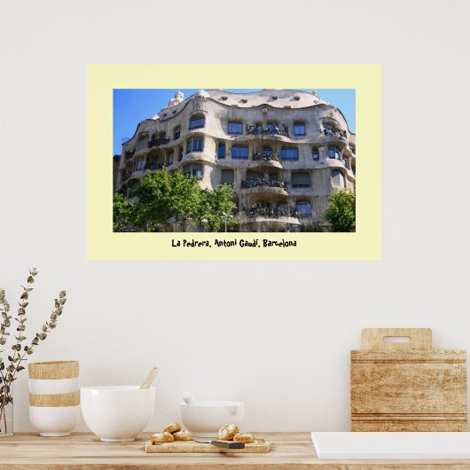 Poster La Pedrera (Keuken)