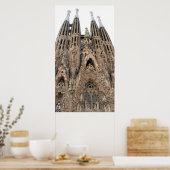 Poster La Sagrada Familia (Keuken)