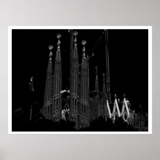 Poster La sagrada Familia (Voorkant)