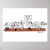 Poster "La scène en entreprise" (Voorkant)