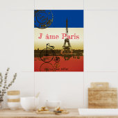 Poster La Tour Eiffel (Keuken)