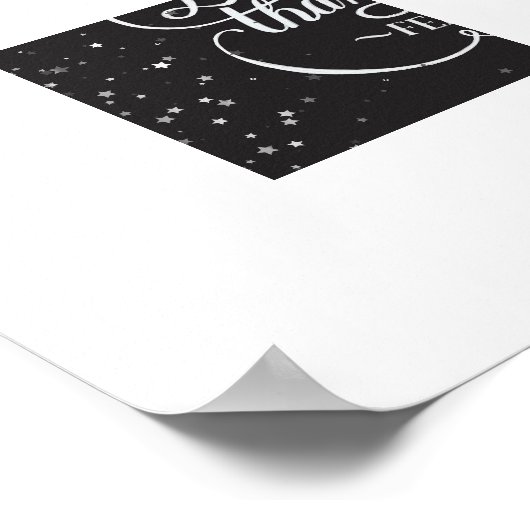 Poster-laat je dromen groter zijn dan angst poster (Hoek)