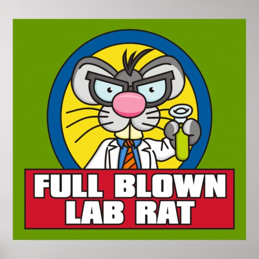 Poster Lab Rat (Voorkant)