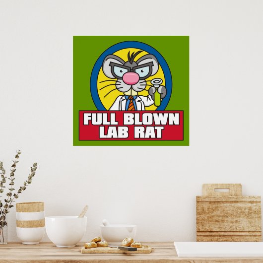 Poster Lab Rat (Keuken)