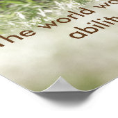 Poster Labrador Puppy met Inspirerend Citaat (Hoek)