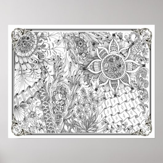 Poster "Ladybug, Ladybug" kleuren (Voorkant)