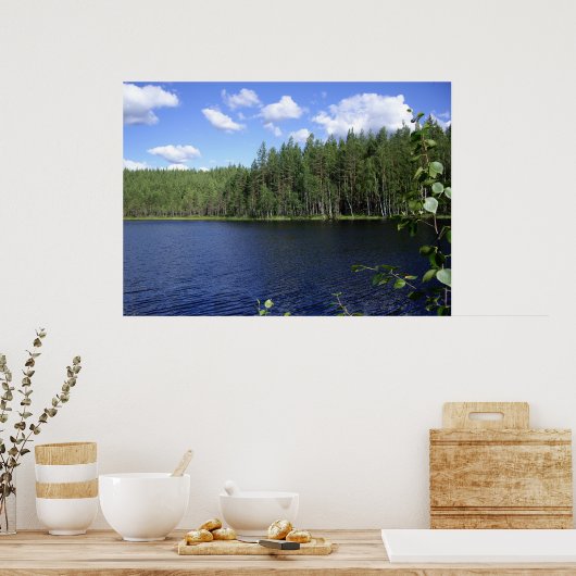 Poster Lake (Keuken)
