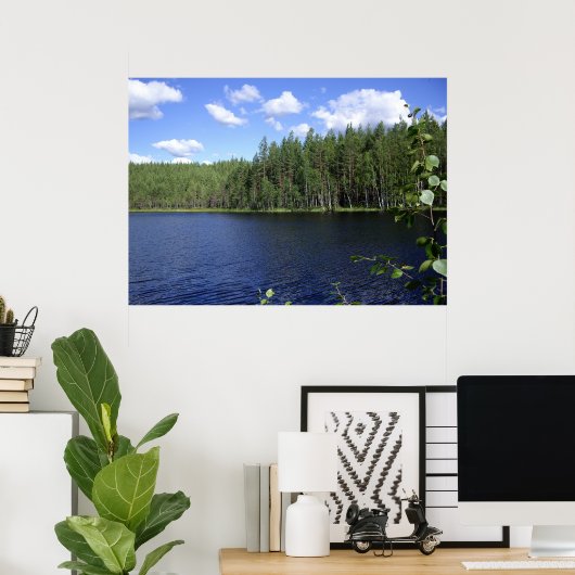 Poster Lake (Thuiskantoor)