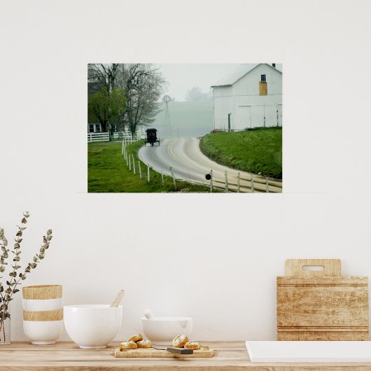 Poster Lancaster County Pennsylvania USA - P... (Keuken)