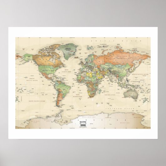 Poster - Landen Rond de Wereld (Voorkant)