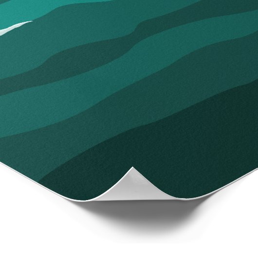 Poster landlucht en Zee (Hoek)