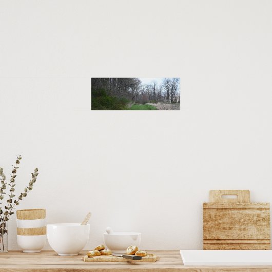 Poster Landschap foto (Keuken)