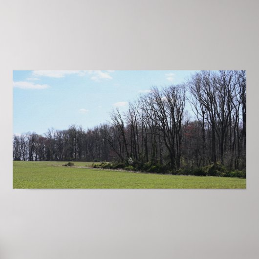 Poster Landschap foto (Voorkant)
