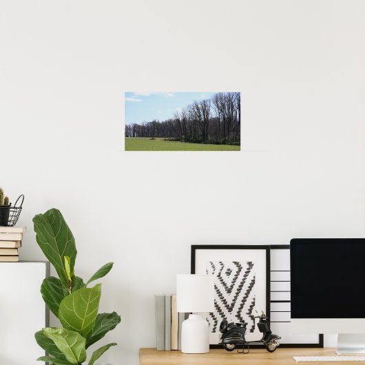 Poster Landschap foto (Thuiskantoor)