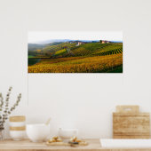 Poster Langhe heuvels (Keuken)
