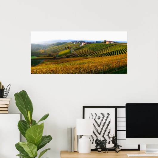 Poster Langhe heuvels (Thuiskantoor)