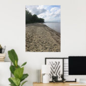 poster "Langs het strand" (Thuiskantoor)