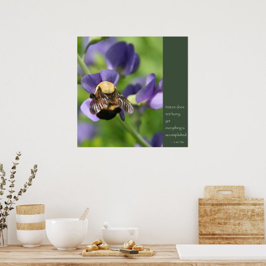 Poster Lao Tzu Quote (Keuken)