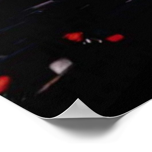 POSTER ~  LAS-STARDUST BIJ NACHT (Hoek)