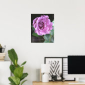 Poster lavender Roos: ROOS & PROSE 16x20 (Thuiskantoor)