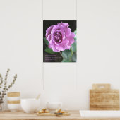 Poster lavender Roos: ROOS & PROSE 16x20 (Keuken)