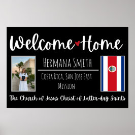 Poster LDS Missionaris Homecoming Welkom Home Sign