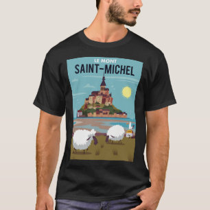 Poster Le Mont Saint Michel T-shirt