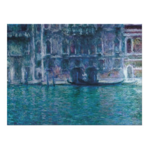 Poster Le palais da Mula Claude Monet