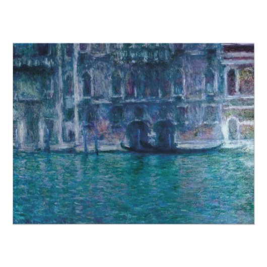 Poster Le palais da Mula Claude Monet (Voorkant)