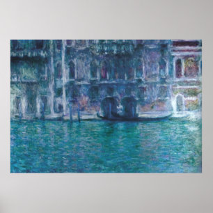 Poster Le palais da Mula Claude Monet