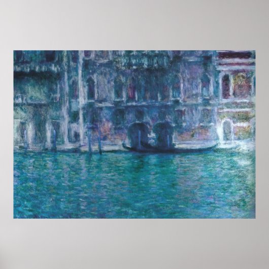 Poster Le palais da Mula Claude Monet (Voorkant)
