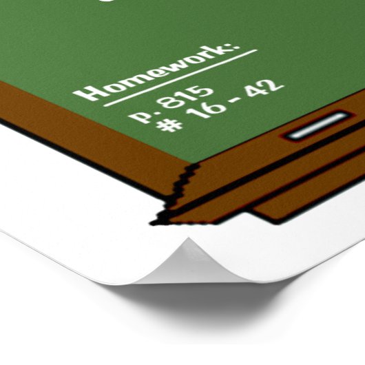 Poster leerlinge-krijt (Hoek)