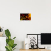 Poster leeuwenkap (12 x 8 inch) (Thuiskantoor)