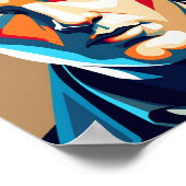 Poster Legendarische zangeres (Hoek)