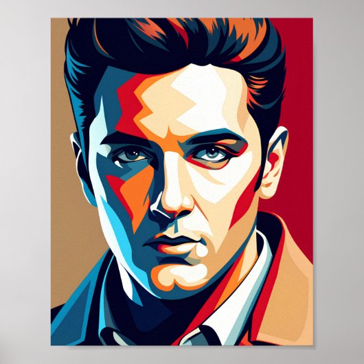 Poster Legendarische zangeres (Voorkant)