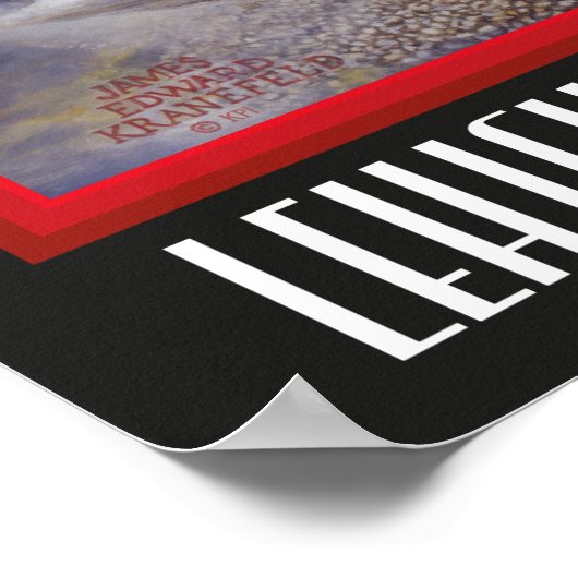 Poster Lehigh Valley Streamliner (Hoek)