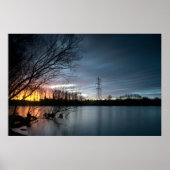 Poster Leighton Buzzard Winter Sunrise (7797) (Voorkant)